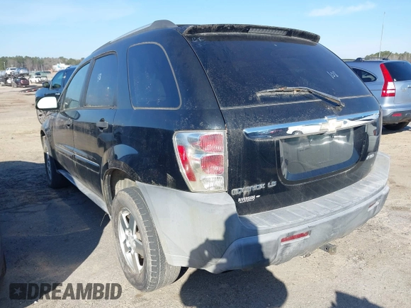 2005 Chevrolet Equinox LS with VIN 2CNDL23F556020503, listed as a IAAI auction lot 41490182 with 1 mi miles. Bid and sale history available at carsss.com. Image 3.
