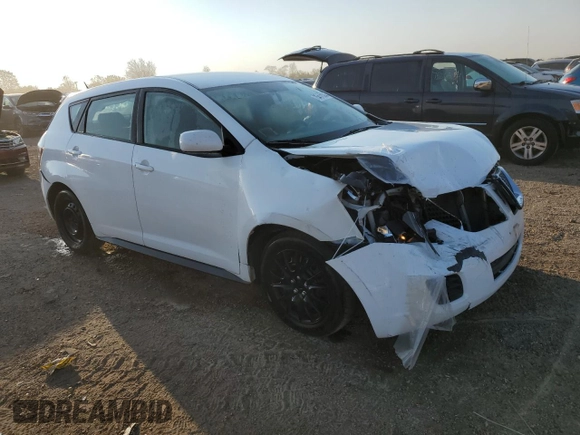 2009 Pontiac Vibe w/1SA with VIN 5Y2SP67819Z437369, listed as a Copart auction lot 75411324 with 132,601 mi miles and Salvage Title. Bid and sale history available at carsss.com. Image 4.