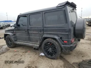 2015 Mercedes-Benz G-Class G 550 with VIN WDCYC3HFXFX231809, listed as a Copart auction lot 46878645 with 27,422 mi miles and Clean Title. Bid and sale history available at carsss.com. Image 2.