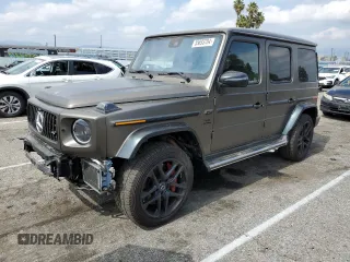 2021 Mercedes-Benz G 63 AMG with VIN W1NYC7HJ8MX392764, listed as a Copart auction lot 55893784 with 33,008 mi miles and . Bid and sale history available at DreamBid. Image 1.