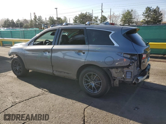2015 Infiniti QX60 with VIN 5N1AL0MM3FC557643, listed as a Copart auction lot 52413595 with 120,136 mi miles and Salvage title. Bid and sale history available at DreamBid. Image 2.