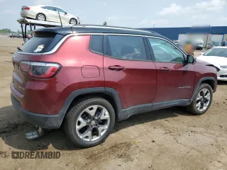 2020 Jeep Compass Limited с VIN 3C4NJDCB8LT255204, выставлен на аукционе Copart как лот 59710135 с пробегом 50 100 миль миль и Списание • Salvage title. История ставок и продаж доступна на DreamBid. Изображение 3.
