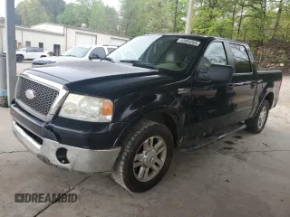 2008 Ford F-150 XLT with VIN 1FTPW12V38FB49393, listed as a Copart auction lot 52054265 with 301,847 mi miles and Salvage Title. Bid and sale history available at carsss.com. Image 1.