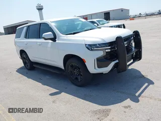 2021 Chevrolet Tahoe Commercial with VIN 1GNSKLED8MR258369, listed as a IAAI auction lot 42734418 with 131,086 mi miles and . Bid and sale history available at DreamBid. Image 1.