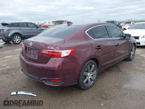 2016 Acura ILX w/Premium Pkg with VIN 19UDE2F72GA002695, listed as a IAAI auction lot 41527504 with 167,756 mi miles. Bid and sale history available at carsss.com. Image 4.