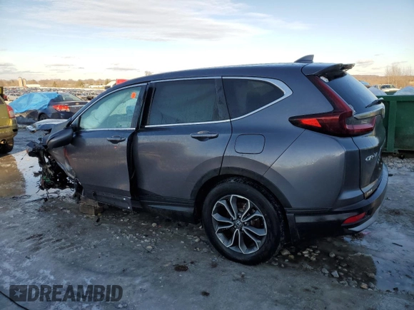 2021 Honda CR-V EX with VIN 5J6RW2H5XML007182, listed as a Copart auction lot 43609865 with Not Provided miles and Non Repairable. Bid and sale history available at carsss.com. Image 2.