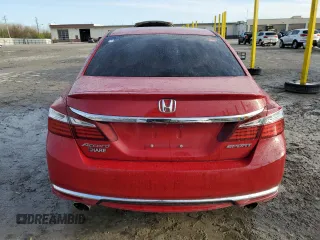 2016 Honda Accord Sport with VIN 1HGCR2F54GA245987, listed as a Copart auction lot 51755335 with 175,231 mi miles and Salvage Title. Bid and sale history available at DreamBid. Image 6.