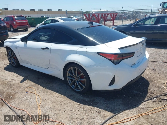 2021 Lexus RC 300 F Sport with VIN JTHGA5BC8M5011173, listed as a IAAI auction lot 42536142 with 51,113 mi miles and . Bid and sale history available at DreamBid. Image 3.