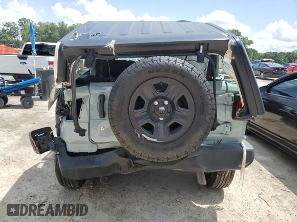2024 Jeep Wrangler Sport S with VIN 1C4PJXAG9RW282388, listed as a Copart auction lot 59133345 with 5,389 mi miles and Non repairable. Bid and sale history available at DreamBid. Image 6.