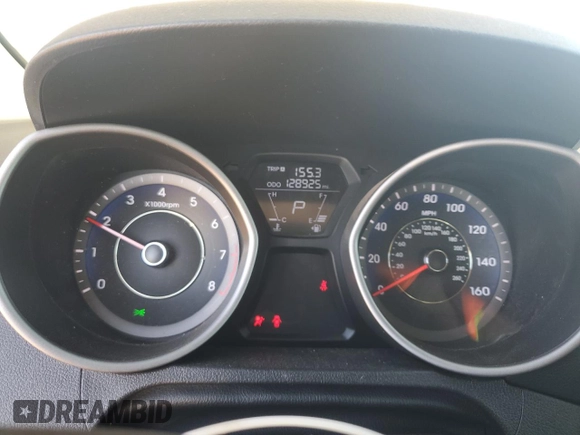 2013 Hyundai Elantra Coupe SE with VIN KMHDH6AE2DU016461, listed as a Copart auction lot 80578204 with 128,925 mi miles and Salvage Title. Bid and sale history available at carsss.com. Image 9.