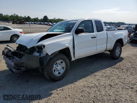 2021 Toyota Tacoma SR z VIN 3TYRX5GN1MT006883, wystawiony jako Copart lot #56224415 z przebiegiem 98 866 mil mil oraz Szkoda całkowita • Salvage title. Historia ofert i sprzedaży dostępna na DreamBid. Obrazek 1.