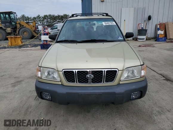 2001 Subaru Forester L with VIN JF1SF63581H720298, listed as a Copart auction lot 50407085 with 80,896 mi miles and Salvage Title. Bid and sale history available at carsss.com. Image 5.
