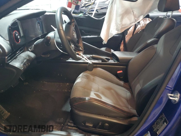 2023 Hyundai Elantra N Line z VIN KMHLR4AF6PU628978, wystawiony jako Copart lot #83431704 z przebiegiem 18 317 mil mil oraz Szkoda całkowita • Salvage title. Historia ofert i sprzedaży dostępna na DreamBid. Obrazek 7.