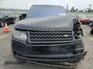 2017 Land Rover Range Rover HSE with VIN SALGS2FV9HA358168, listed as a Copart auction lot 58549255 with 140,763 mi miles and Salvage title. Bid and sale history available at DreamBid. Image 5.