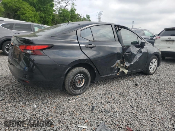 2021 Nissan Versa S with VIN 3N1CN8DV0ML896170, listed as a Copart auction lot 50407675 with 49,705 mi miles and Non Repairable. Bid and sale history available at carsss.com. Image 3.