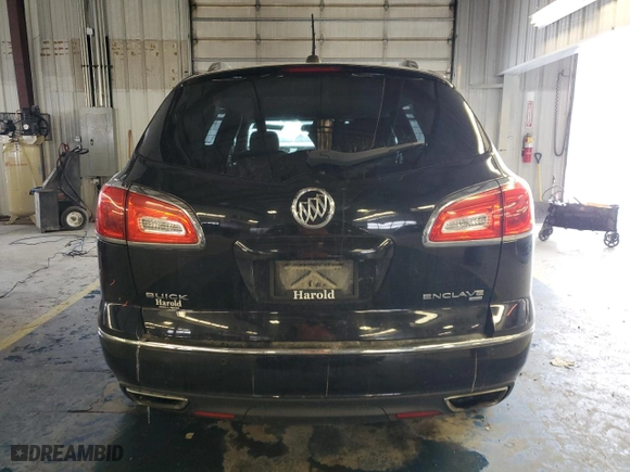 2017 Buick Enclave Leather with VIN 5GAKVBKD3HJ321978, listed as a Copart auction lot 88028605 with 154,430 mi miles and Salvage Title. Bid and sale history available at carsss.com. Image 6.