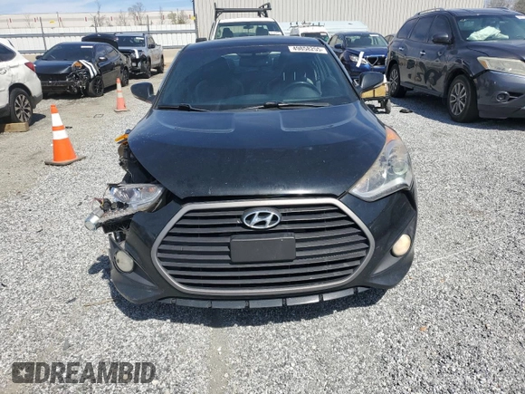 2016 Hyundai Veloster Turbo with VIN KMHTC6AE5GU263035, listed as a Copart auction lot 49858255 with 180,943 mi miles and Salvage Title. Bid and sale history available at carsss.com. Image 5.