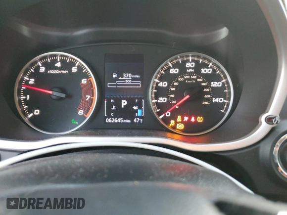 2022 Mitsubishi Eclipse Cross SE with VIN JA4ASWAA0NZ045705, listed as a Copart auction lot 84867144 with 62,645 mi miles and Salvage title. Bid and sale history available at DreamBid. Image 9.