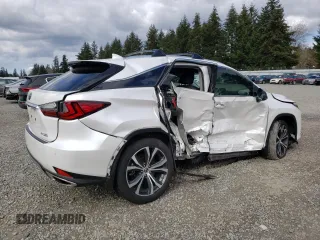 2022 Lexus RX with VIN 2T2HZMDA7NC317656, listed as a Copart auction lot 51829925 with 24,489 mi miles and Salvage Title. Bid and sale history available at carsss.com. Image 3.