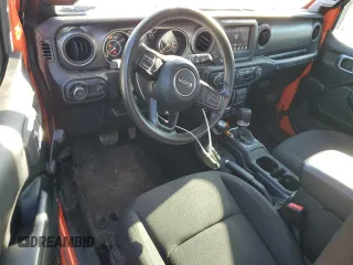2023 Jeep Wrangler Sport z VIN 1C4HJXAG0PW668425, wystawiony jako Copart lot #74617754 z przebiegiem 21 796 mil mil oraz Szkoda całkowita • Salvage title. Historia ofert i sprzedaży dostępna na DreamBid. Obrazek 8.