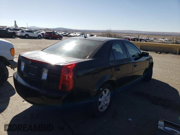 2007 Cadillac CTS with VIN 1G6DM57T670149190, listed as a Copart auction lot 43353284 with 0 mi miles and Salvage Title. Bid and sale history available at carsss.com. Image 3.