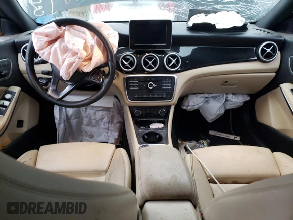2016 Mercedes-Benz CLA 250 with VIN WDDSJ4GB3GN388431, listed as a Copart auction lot 38609773 with 118,417 mi miles and . Bid and sale history available at DreamBid. Image 8.