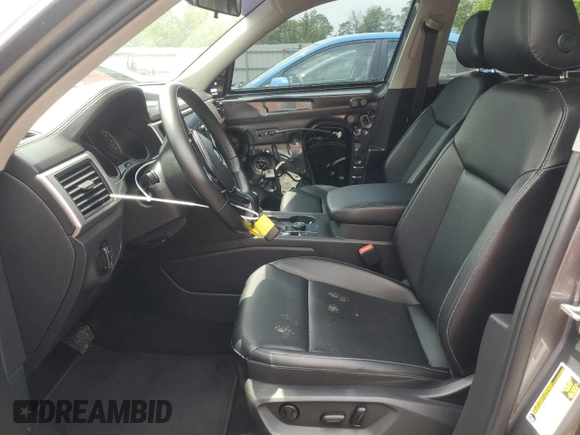 2018 Volkswagen Atlas SE with VIN 1V2KR2CA2JC580073, listed as a Copart auction lot 58898265 with 69,377 mi miles and Salvage title. Bid and sale history available at DreamBid. Image 7.