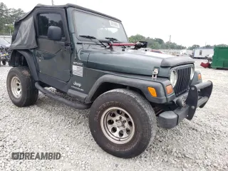 2003 Jeep Wrangler Sport with VIN 1J4FA49S03P330858, listed as a Copart auction lot 59519085 with Not provided miles and Salvage title. Bid and sale history available at DreamBid. Image 4.