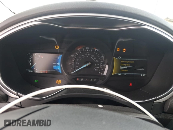 2015 Ford Fusion SE with VIN 3FA6P0H70FR128406, listed as a Copart auction lot 89009415 with 71,017 mi miles and Salvage Title. Bid and sale history available at DreamBid. Image 9.