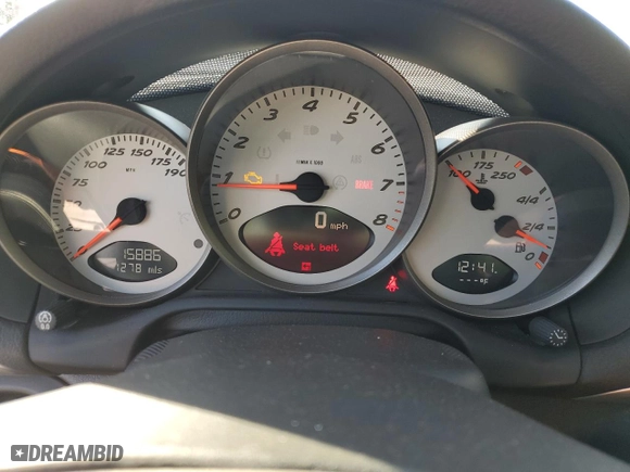 2005 Porsche Boxster S with VIN WP0CB29865U732015, listed as a Copart auction lot 42557885 with 15,886 mi miles and Salvage Title. Bid and sale history available at carsss.com. Image 9.