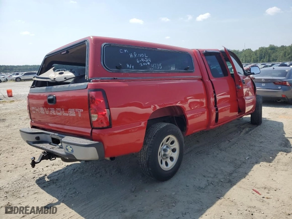 2006 Chevrolet Silverado 1500 LS with VIN 1GCEC19X16Z283077, listed as a Copart auction lot 83092664 with 0 mi miles and Salvage Title. Bid and sale history available at carsss.com. Image 3.