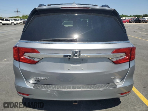 2018 Honda Odyssey Elite with VIN 5FNRL6H90JB062506, listed as a Copart auction lot 60336075 with 44,667 mi miles and Salvage title. Bid and sale history available at DreamBid. Image 6.