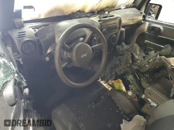 2008 Jeep Wrangler X with VIN 1J4FA241X8L568377, listed as a Copart auction lot 46849625 with Not Provided miles and Non Repairable. Bid and sale history available at DreamBid. Image 8.