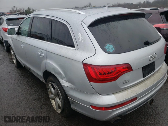 2013 Audi Q7 3.0T S line Prestige with VIN WA1DGAFE9DD003767, listed as a Copart auction lot 51117175 with 158,723 mi miles and Salvage Title. Bid and sale history available at carsss.com. Image 2.