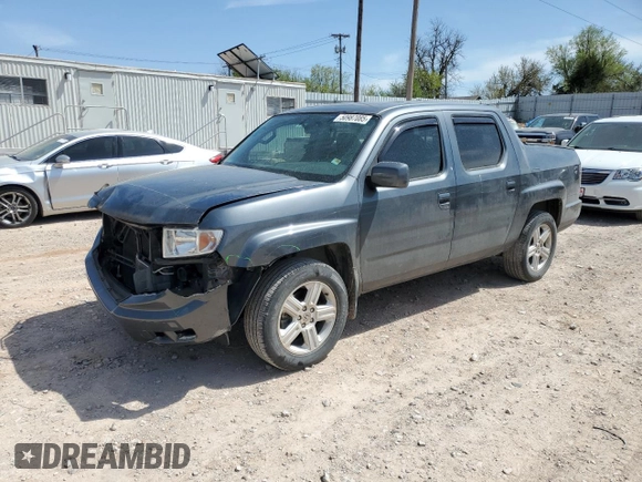 2013 Honda Ridgeline RTL with VIN 5FPYK1F51DB012680, listed as a Copart auction lot 50987085 with 63,372 mi miles and Salvage Title. Bid and sale history available at carsss.com. Image 1.