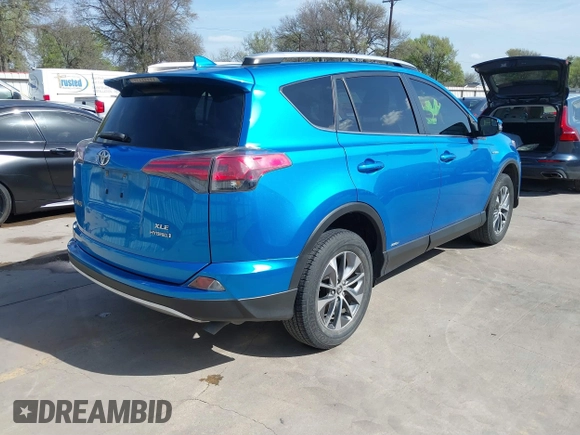 2016 Toyota RAV4 Hybrid XLE with VIN JTMRJREV5GD014170, listed as a IAAI auction lot 41822178 with 89,676 mi miles. Bid and sale history available at carsss.com. Image 4.