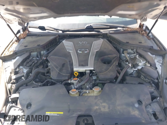 2018 Infiniti Q50 3.0t Luxe with VIN JN1EV7AR6JM441920, listed as a IAAI auction lot 41978441 with 126,455 mi miles. Bid and sale history available at carsss.com. Image 10.