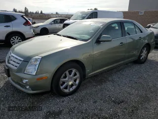 2005 Cadillac STS with VIN 1G6DC67A350122632, listed as a Copart auction lot 43354325 with 80,693 mi miles and Salvage Title. Bid and sale history available at carsss.com. Image 1.