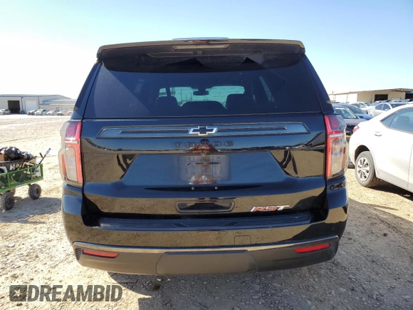2022 Chevrolet Tahoe RST with VIN 1GNSCRKD6NR290145, listed as a Copart auction lot 43275465 with 64,314 mi miles and Salvage title. Bid and sale history available at DreamBid. Image 6.