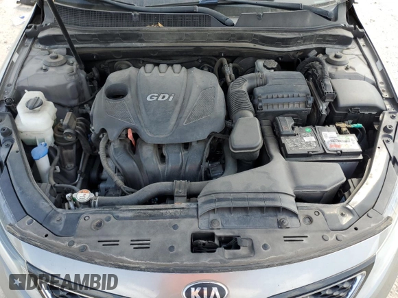 2015 Kia Optima LX with VIN 5XXGM4A77FG497139, listed as a Copart auction lot 49471235 with 163,492 mi miles and Salvage Title. Bid and sale history available at DreamBid. Image 11.