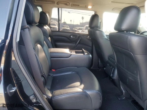 2021 Infiniti QX80 LUXE with VIN JN8AZ2AE7M9271353, listed as a Copart auction lot 47233415 with 76,521 mi miles and Salvage Title. Bid and sale history available at carsss.com. Image 12.