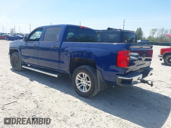 2014 Chevrolet Silverado 1500 LT with VIN 3GCPCREHXEG438567, listed as a IAAI auction lot 42125481 with 123,517 mi miles. Bid and sale history available at carsss.com. Image 3.