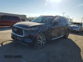 2023 Infiniti QX60 Sensory с VIN 5N1DL1GR2PC333212, выставлен на аукционе Copart как лот 45937075 с пробегом 18 301 миль миль и Списание • Salvage title. История ставок и продаж доступна на DreamBid. Изображение 1.