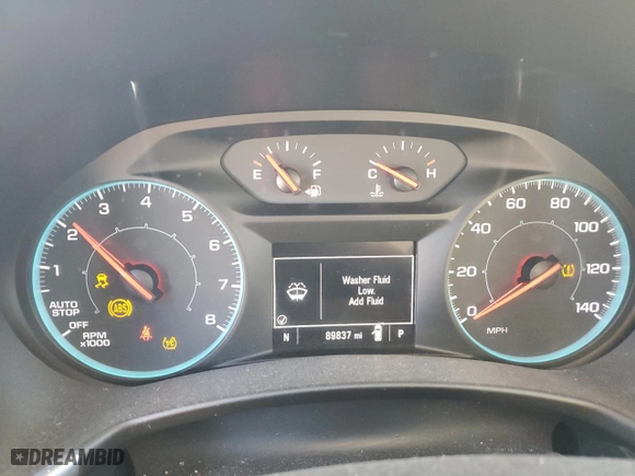 2019 Chevrolet Equinox LS with VIN 3GNAXHEVXKS514900, listed as a Copart auction lot 85048014 with 89,837 mi miles and Salvage Title. Bid and sale history available at carsss.com. Image 9.