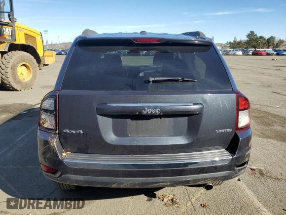 2015 Jeep Compass Limited with VIN 1C4NJDCB7FD177170, listed as a Copart auction lot 87464674 with 77,212 mi miles and Salvage Title. Bid and sale history available at carsss.com. Image 6.
