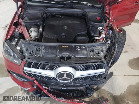 2023 Mercedes-Benz GLE 450 with VIN 4JGFB5KB4PA860208, listed as a Copart auction lot 60171915 with 42,335 mi miles and Salvage title. Bid and sale history available at DreamBid. Image 12.
