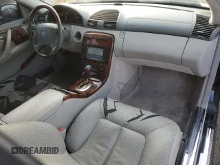 2003 Mercedes-Benz CL 5.0L with VIN WDBPJ75J03A037245, listed as a Copart auction lot 87336204 with 152,357 mi miles and Salvage Title. Bid and sale history available at carsss.com. Image 8.