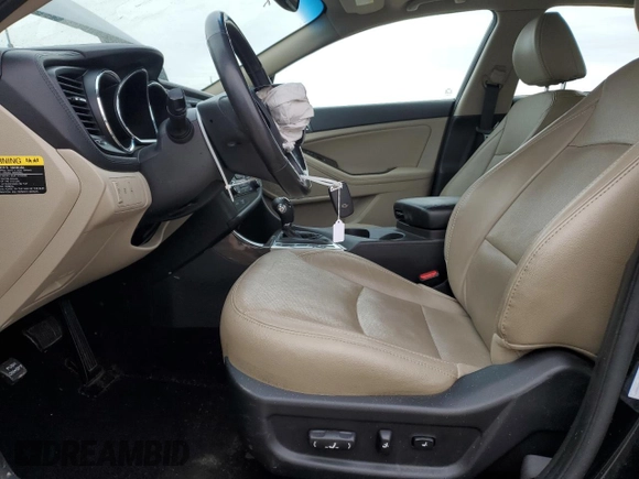 2013 Kia Optima EX with VIN 5XXGN4A79DG198875, listed as a Copart auction lot 48312265 with Not provided miles and Salvage title. Bid and sale history available at DreamBid. Image 7.