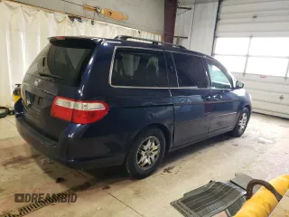 2006 Honda Odyssey EX-L with VIN 5FNRL38666B114457, listed as a Copart auction lot 46880885 with 176,033 mi miles and Salvage Title. Bid and sale history available at carsss.com. Image 3.