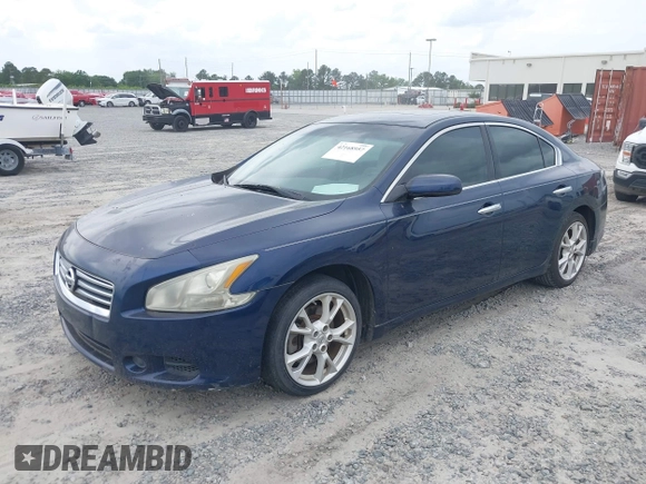 2013 Nissan Maxima S with VIN 1N4AA5APXDC803631, listed as a IAAI auction lot 42168957 with 119,845 mi miles and . Bid and sale history available at DreamBid. Image 2.